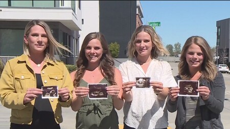Estas cuatro hermanas están embarazadas a la vez y darán a luz con pocos meses de diferencia