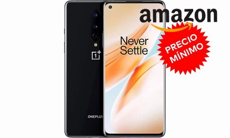 OnePlus 8 8GB+128GB Onyx Black por 552,90 euros: precio mínimo en Amazon para un completo y potente gama alta Android