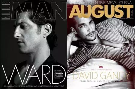 Duelo de top models: Tony Ward vs. David Gandy. ¿Quién gana la batalla en blanco y negro?