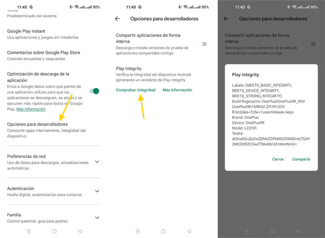 Ya puedes usar Google Play para comprobar si tu móvil pasa 'Play ...