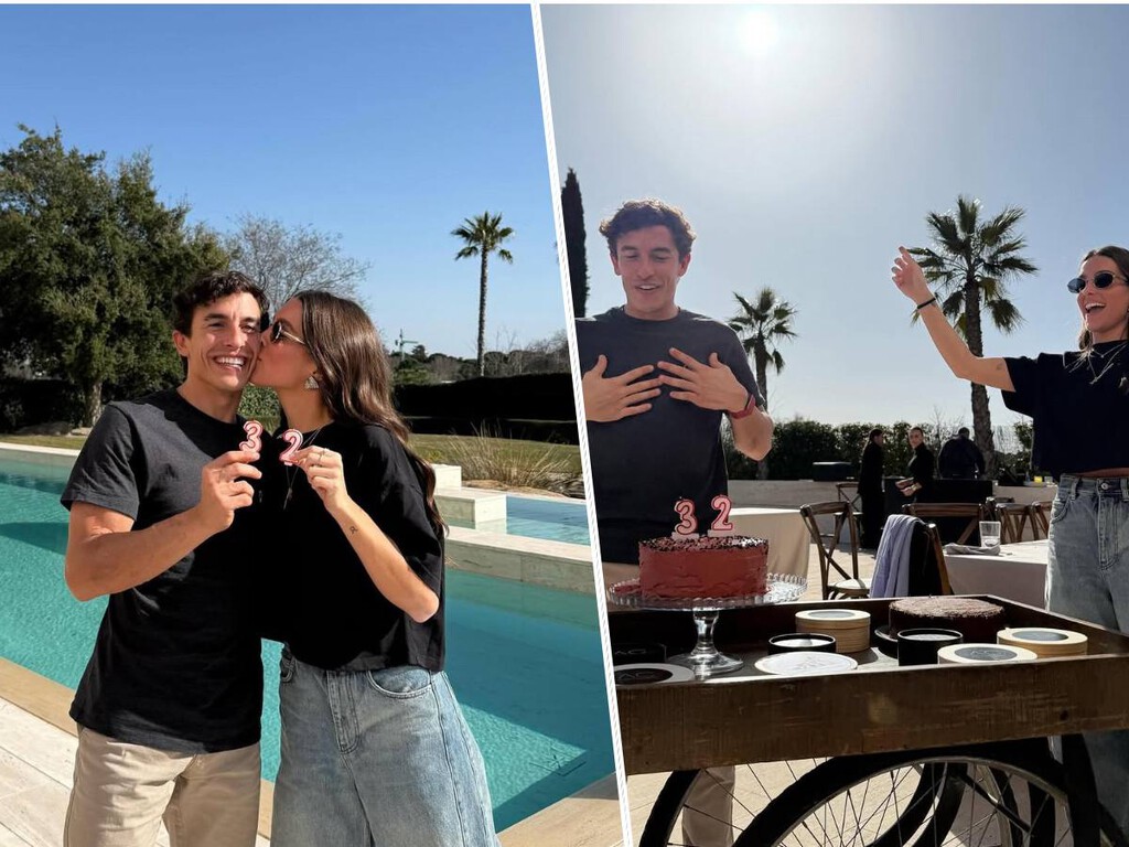 La casa de Marc Márquez en la exclusiva urbanización La Finca de Madrid tiene una piscina de dos alturas y una enorme estantería que impacta por su diseño