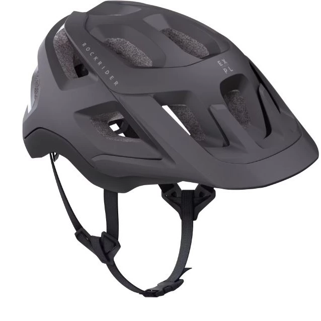 Casco bicicleta MTB adulto Rockrider ST 500 LTD negro
