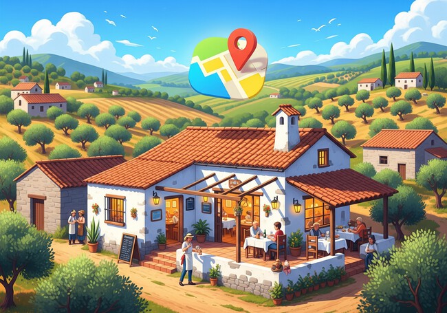 google maps restaurantes rurales