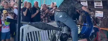 Dejó su trabajo de chef para crear una Vespa de 100 CV que vuela a más de 200 km/h y tiene un escape más grande que una MotoGP