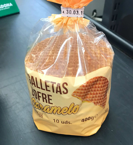 Galletas cofre sabor caramelo