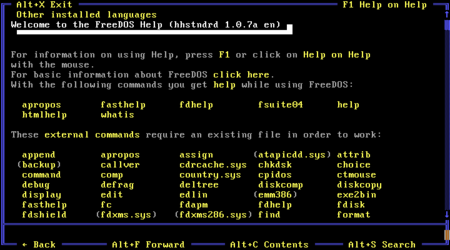 FreeDOS, el MS-DOS libre para nostálgicos, llega a su versión 1.2