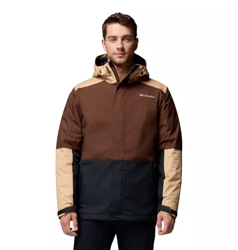 Columbia Point Park Chaqueta Interchange, Diseño Versátil 3 en 1, Protección Impermeable, Transpirabilidad Cómoda, Calidez Térmica, Ajuste Personalizable - Hombre