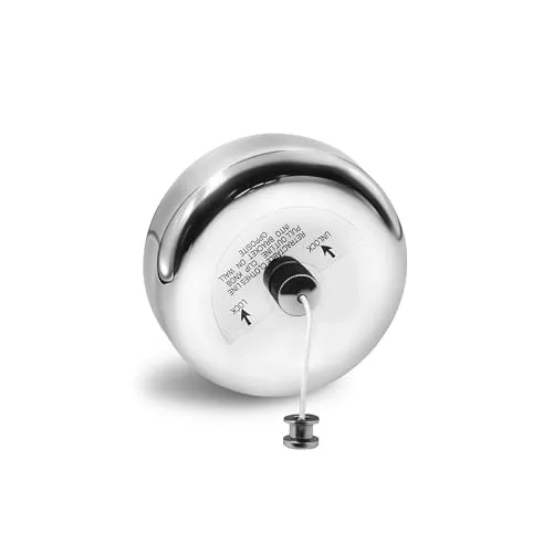 Retráctil tendedero tendedero secador de Ropa, 304 Acero Inoxidable