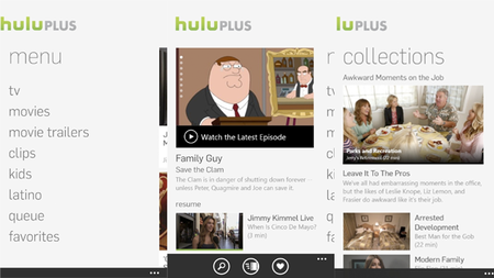 Hulu lanza su aplicación para Windows Phone
