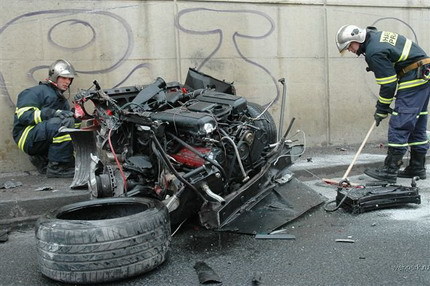Accidente Ferrari F355