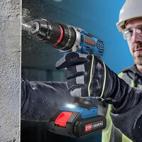 Si necesitas un taladro percutor a batería, este está a precio de outlet con un cupón descuento del 50%