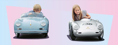 Regalos originales para amantes de los coches Bernd Pennewitz Porsche 550 Spyder y 356 réplica 