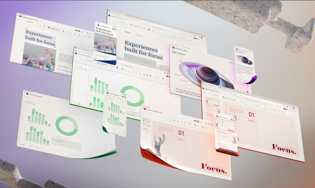 Microsoft nos muestra la interfaz de un futuro Microsoft 365 que recurrirá a la IA para conocer las intenciones del usuario