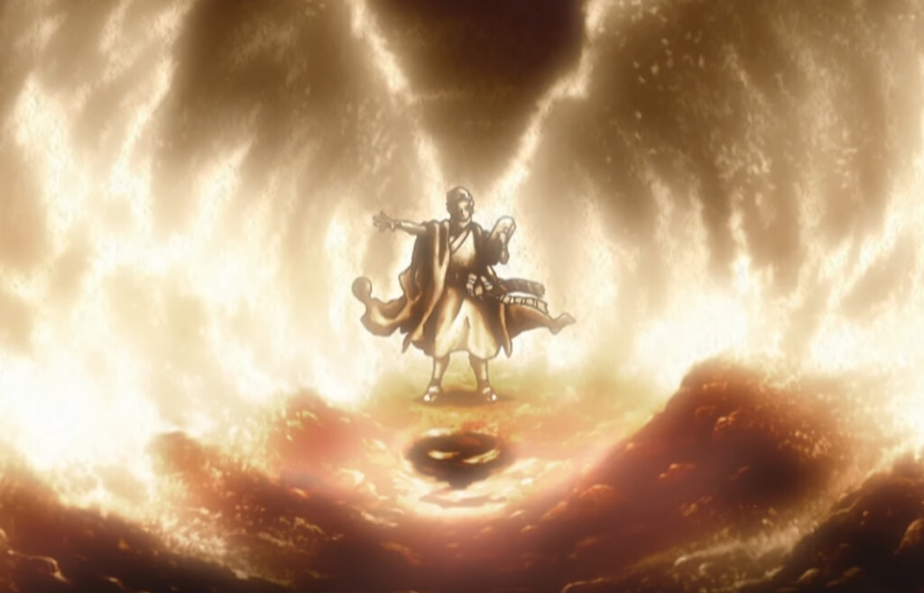 Moisés separó las aguas del Mar Rojo con un Beyblade, o eso dice el lore del anime Moisés separó las aguas del Mar Rojo con un Beyblade, o eso dice el lore del anime