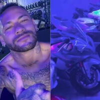 El garaje de motos de Neymar está lleno de superbikes japonesas carísimas. Lo mejor es que le han caído de rebote 