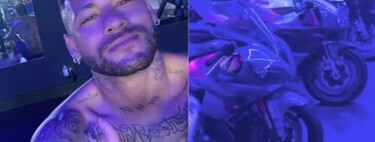 El garaje de motos de Neymar está lleno de superbikes japonesas carísimas. Lo mejor es que le han caído de rebote 