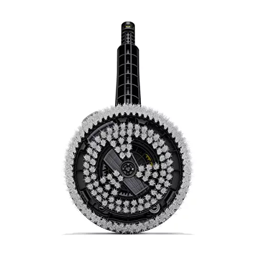 Kärcher, WB 130 Cepillo de Lavado Giratorio, Accesorio Recambio Intercambiable Universal para Hidrolimpiadoras K 2-K 7, Ventanas, Muebles de Jardín, Vehículos, Amarillo y Negro