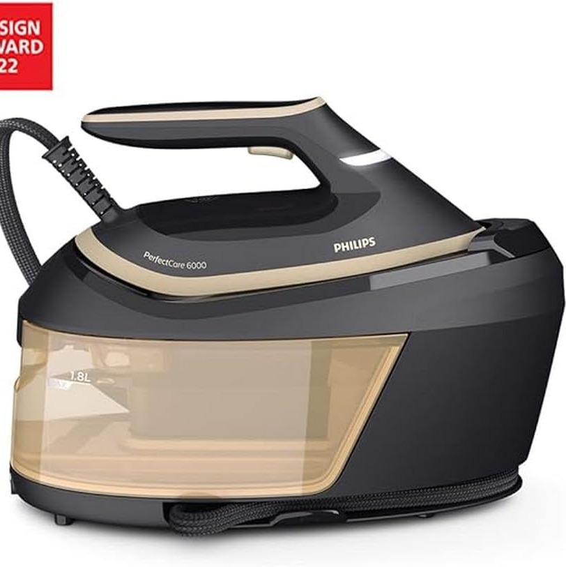 Centro de planchado Philips Perfect Care 6000 series con depósito de 1,8 litros