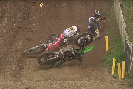 Cuando el motocross se pone duro… 10 minutos de vídeo con todas las caídas del MXGP 2017