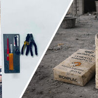 Este cemento funciona como un imán al levantar paredes: para colgar cosas no hay que hacer agujeros con el taladro 