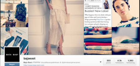 Baja East la marca de moda que tienes que seguir de inmediato en Instagram.