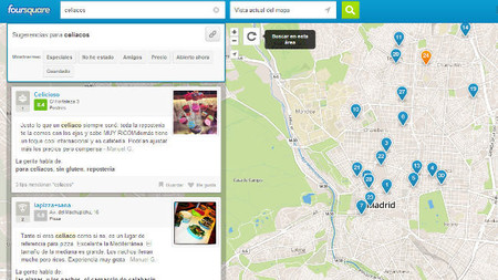 Foursquare ahora también permite buscar restaurantes por platos del menú