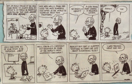 Imagen de la semana: Calvin y <strike>hobbes</strike> Steve Jobs