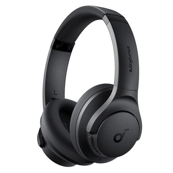 Soundcore Q20i Cascos Inalámbricos Bluetooth con Cancelación de Ruido Activa Híbrida by Anker, Reproducción ANC 40 Horas, Hi-Res Audio, Personalización vía App, Modo Transparencia, Graves Profundos
