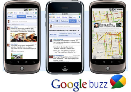 Google Buzz para móviles, aprovechando al máximo las posibilidades de localización