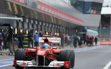 GP de Gran Bretaña F1 2011: Fernando Alonso saldrá tercero en Silverstone