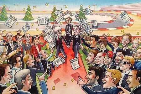 Bernie Ecclestone felicita la Navidad a su manera