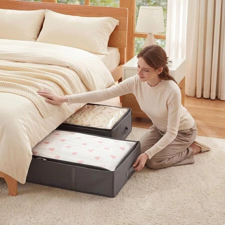 cajas bajo cama