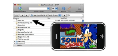 Sonic The Hedgehod para el iPhone es un emulador de Megadrive