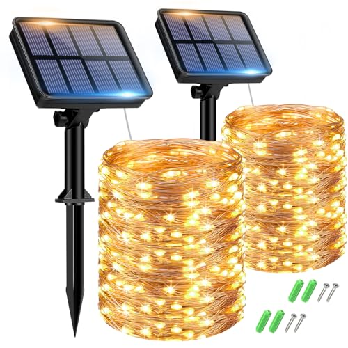 btfarm 2 Paquete Guirnaldas Luces Exterior Solar