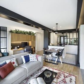 Cómo compartimentar un loft y dotar a la casa un área mínimamente privada sin renunciar a la amplitud visual