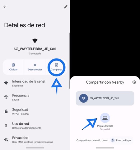 Compartir Wifi Nearby