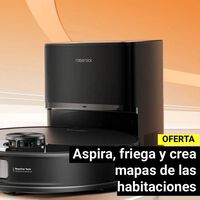 A precio de liquidación el robot aspirador con base de autovaciado que tiene hasta dos horas de autonomía y tecnología LiDAR