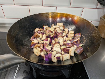 Wok Berenjena