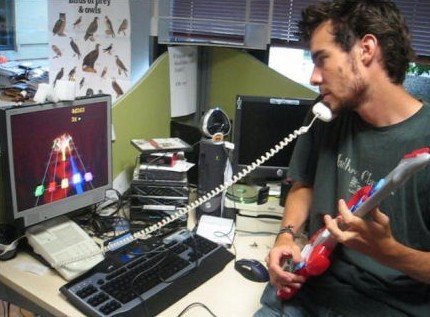 Frets on Fire y el mando guitarra