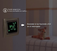 Interruptores con luz para la habitación infantil