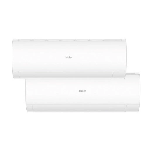 Aire acondicionado Multisplit 2x1 Haier Inverter con 2.322 frig/h + 3.096 frig/h - PERLA 25+35/40 PREMIUM Blanco