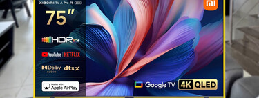 Amazon y las Mega Ofertas están rematando la pantalla perfecta para ver películas: Xiaomi TV A Pro de 75 pulgadas