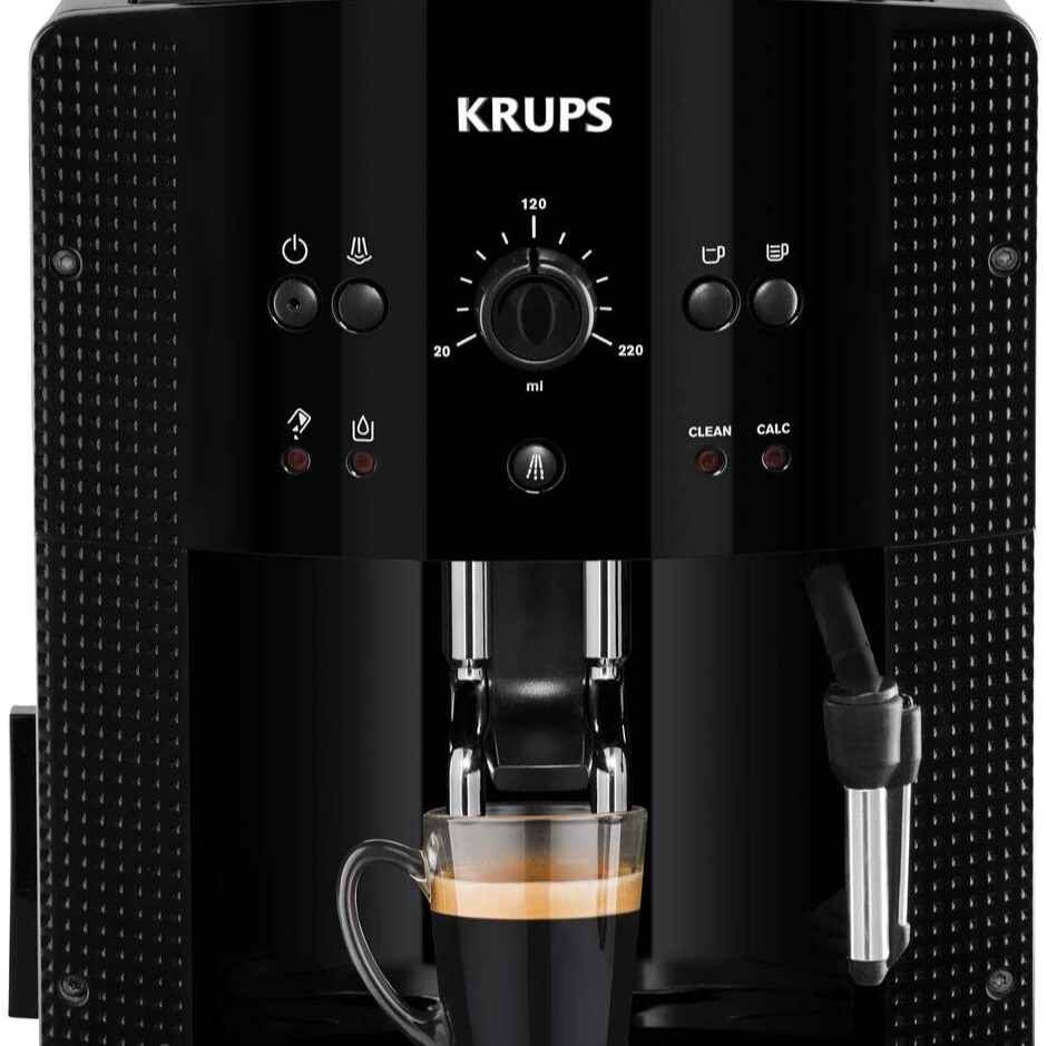 Krups - Cafetera Superautomática Krups Essential EA810 Molinillo Cónico Boquilla Cappuccino 15 bar 1.7 L.
