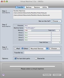 Gestionando las máquinas virtuales de Parallels con VM2Go