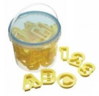 Galletas para aprender el abecedario y los números