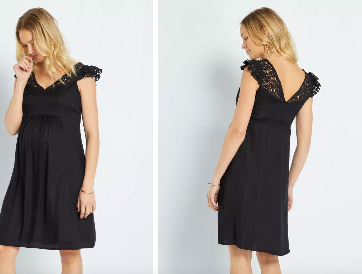 Vestido premamá negro