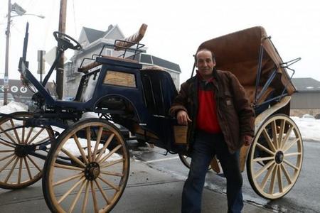Así podrían ser los coches de caballos, sin caballos, de Central Park
