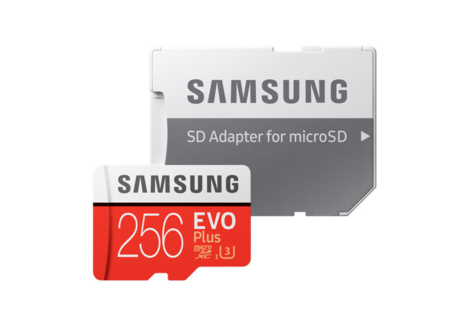 Tarjeta MicroSD Samsung EVO Plus, con 256GB de capacidad, por 99 euros y envío gratis