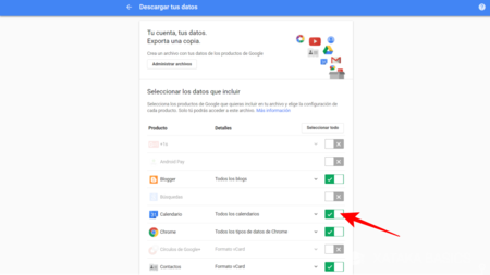 Pagina Principal De Google Takeout