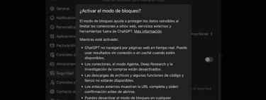 Modo bloqueo de ChatGPT: qué es, para qué sirve, quién puede usarlo y cómo activarlo 